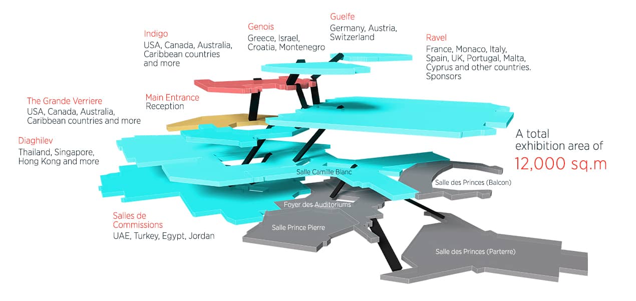 Monaco International Luxury Property Expo Floor Plan
